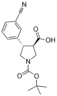 BOC-(TRANS)-4-(3-CYANO-PHENYL)-PYRROLIDINE-3-CARBOXYLIC ACID